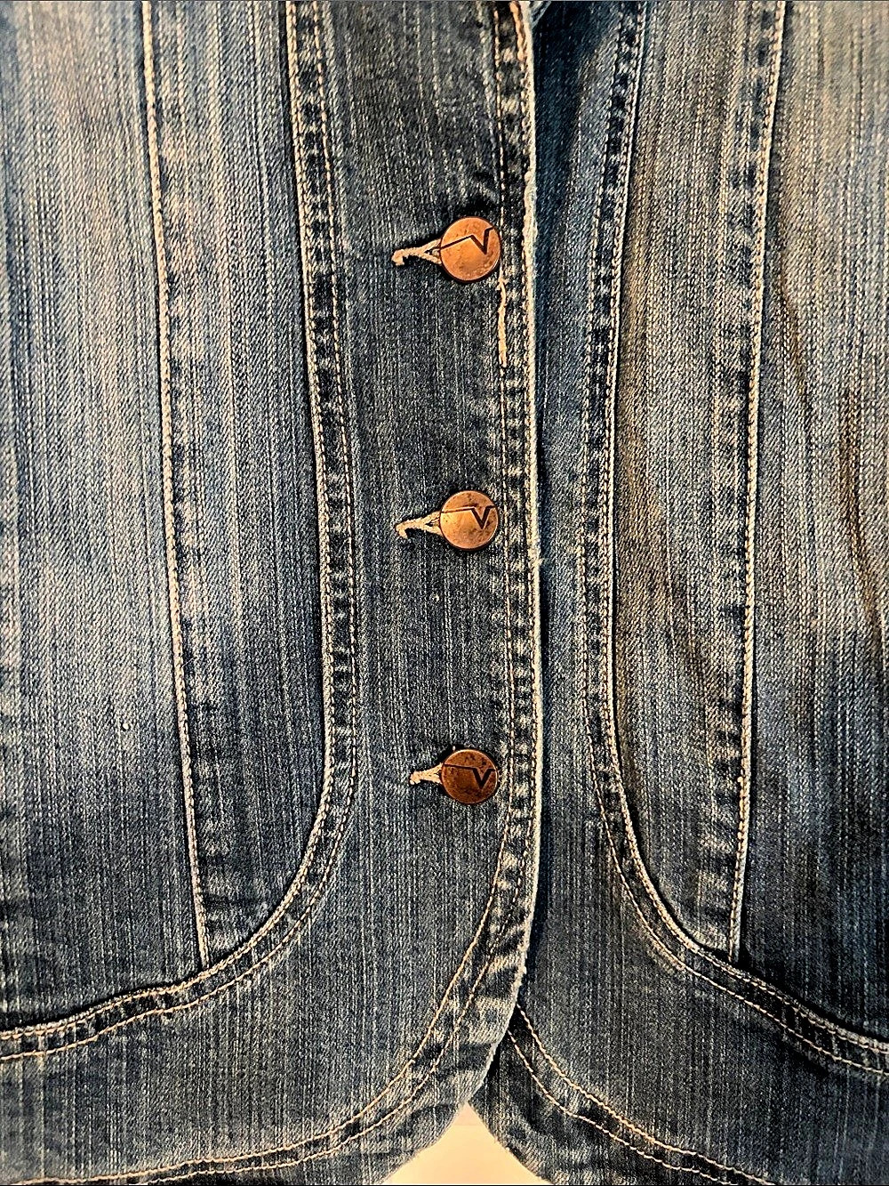 Venezia Denim Jacket Blue Size 18/20 - Picture 4 of 12